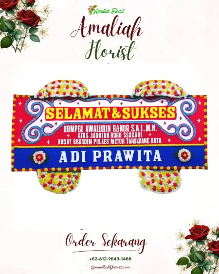 Papan Bunga Ucapan Selamat Sota